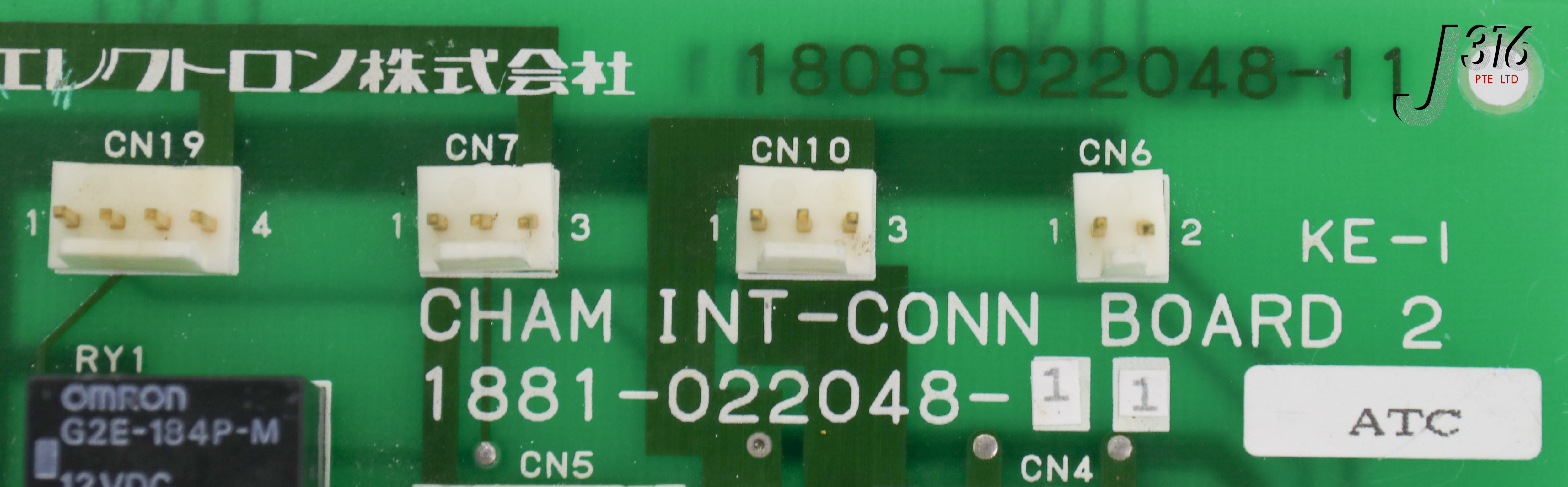 【③】 22819 TOKYO ELECTRON PCB, CHAM INT-CONN BOARD 2, 1808-022048-11